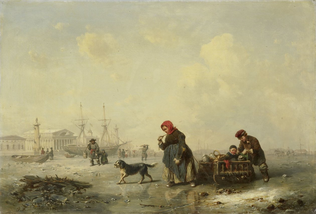 Kışın St Petersburg