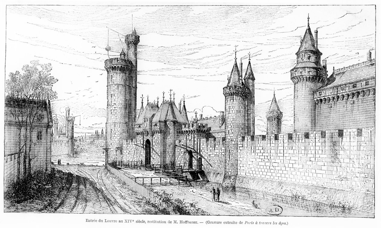 14. yüzyılda Louvre