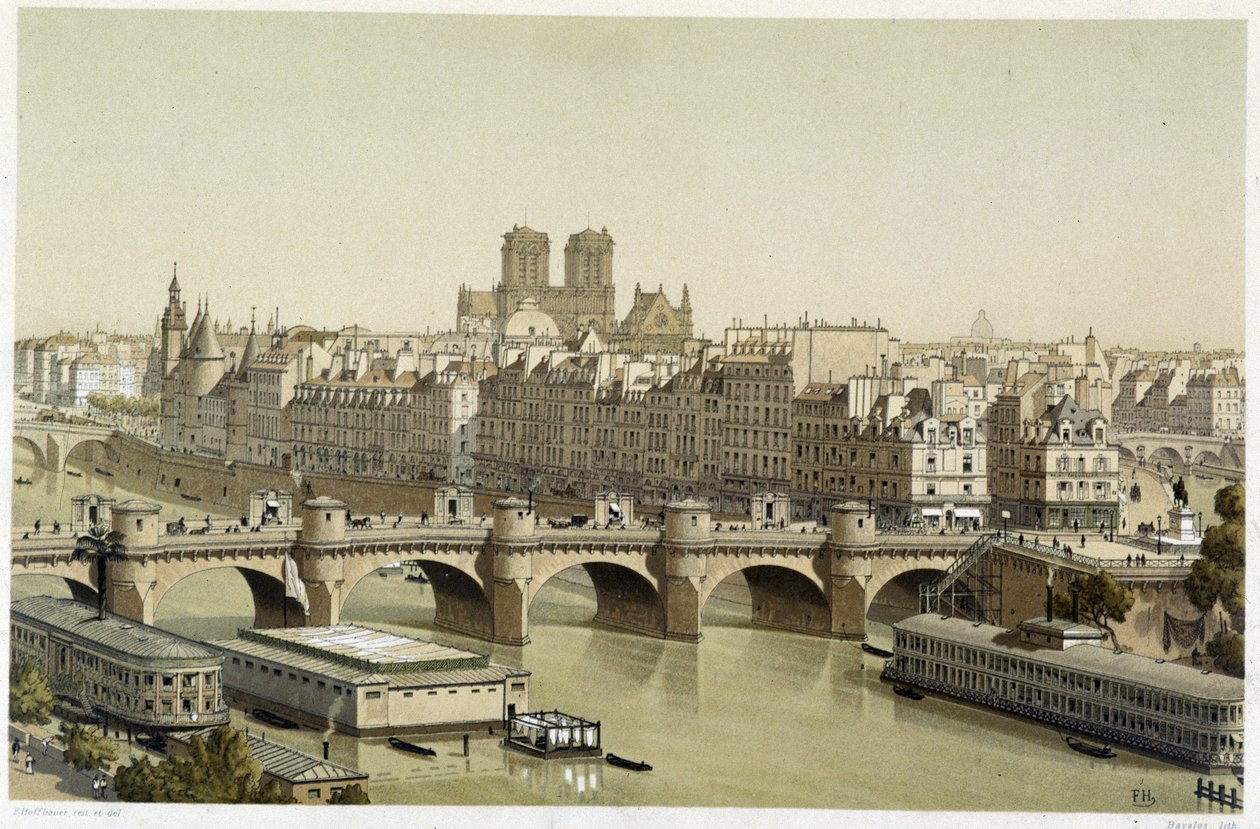 Ile de la Cite ve Paris