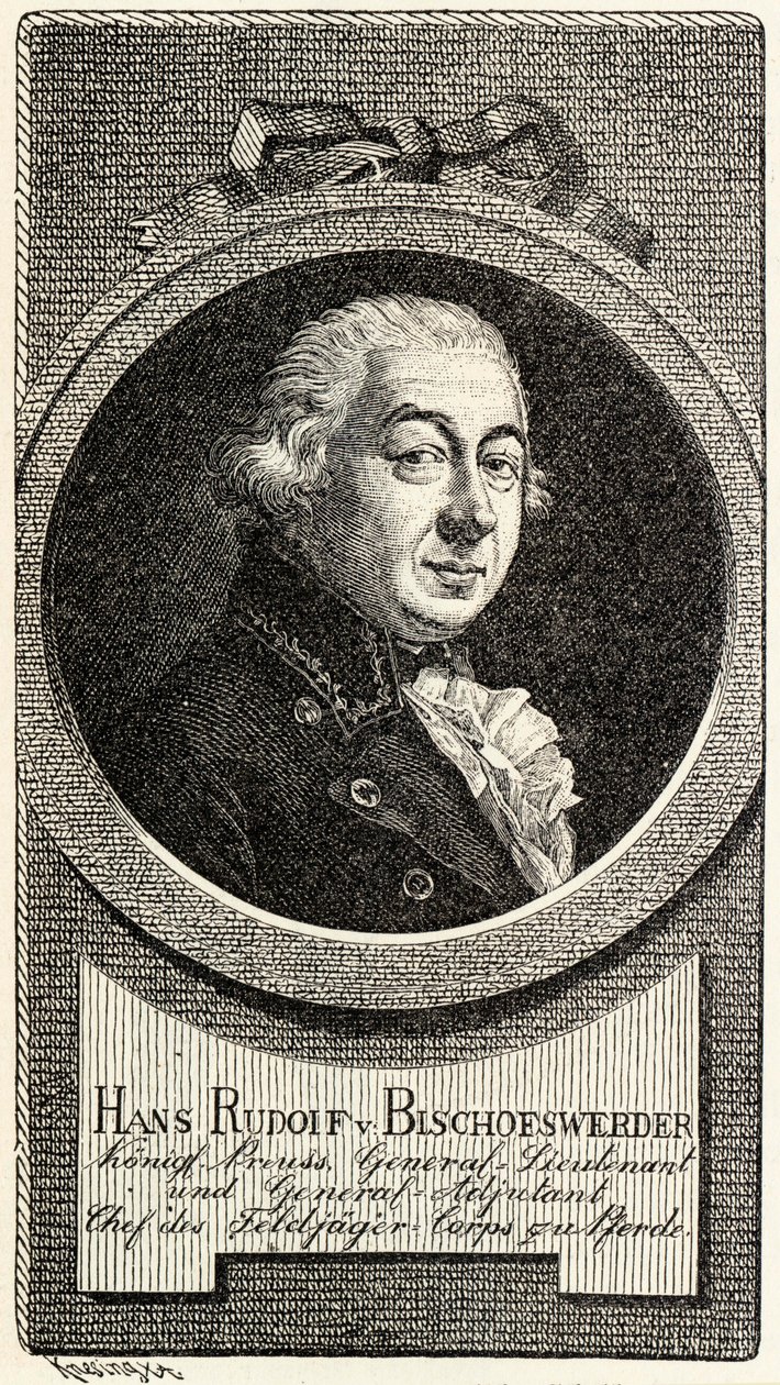 Johann Hans Rudolf von Bischoffwerder 1741-1803. by Theodor Knesing