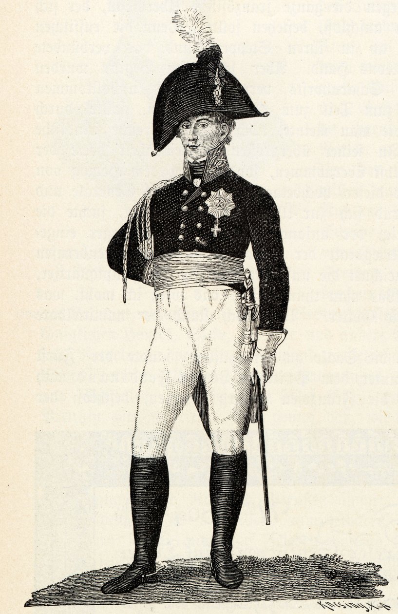Prusya Prensi Louis Ferdinand 1772-1806. by Theodor Knesing
