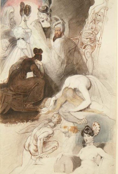 Figür Çalışmaları by Theodor M. von Holst