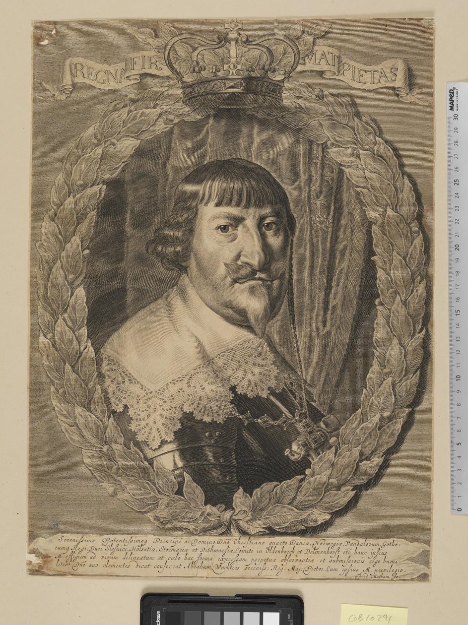 Danimarka Kralı IV. Christian by Theodor Matham
