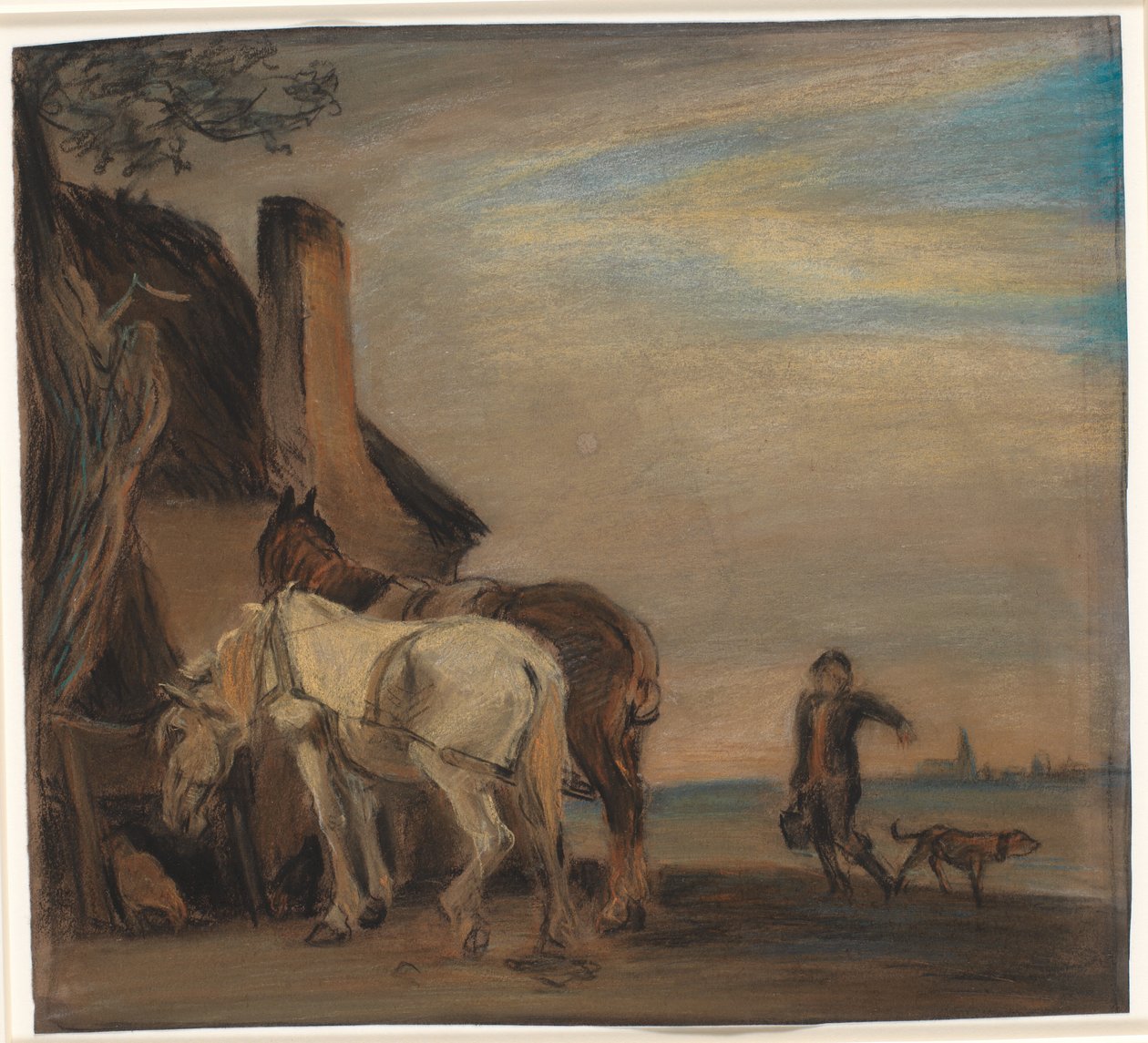 Karl iki at için su getiriyor (Paulus Potter