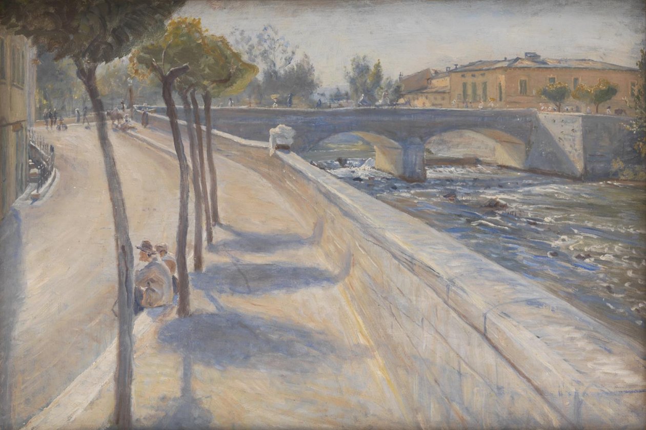 Liri Nehri, İtalya by Theodor Philipsen