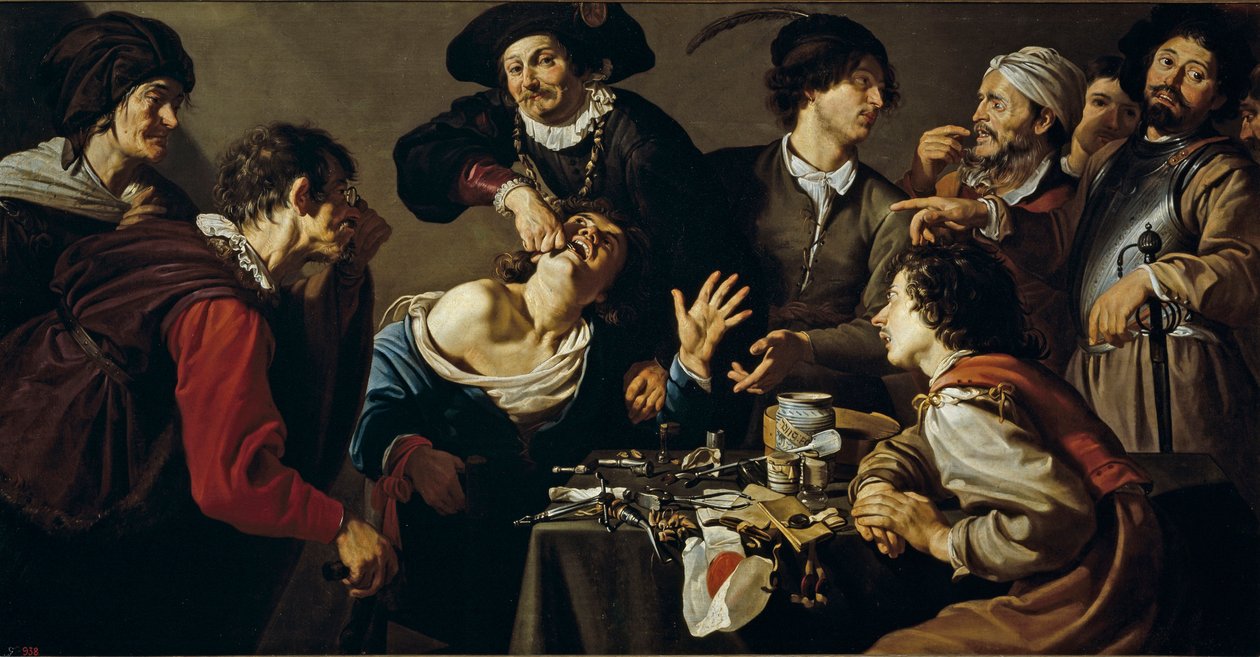 Le charlatan - Theodore Rombouts