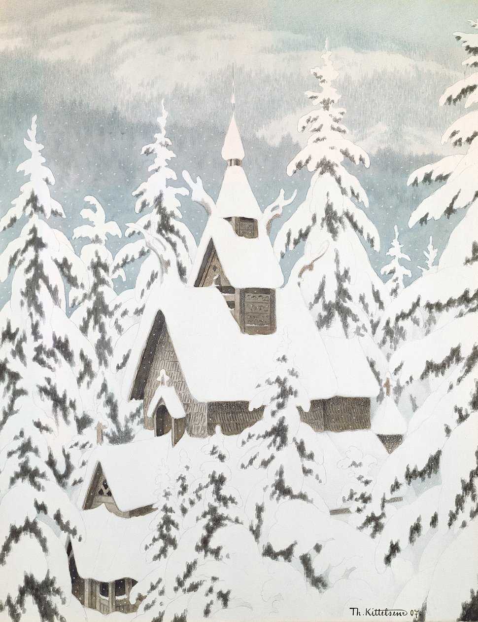 Karda Kilise by Theodor Kittelsen