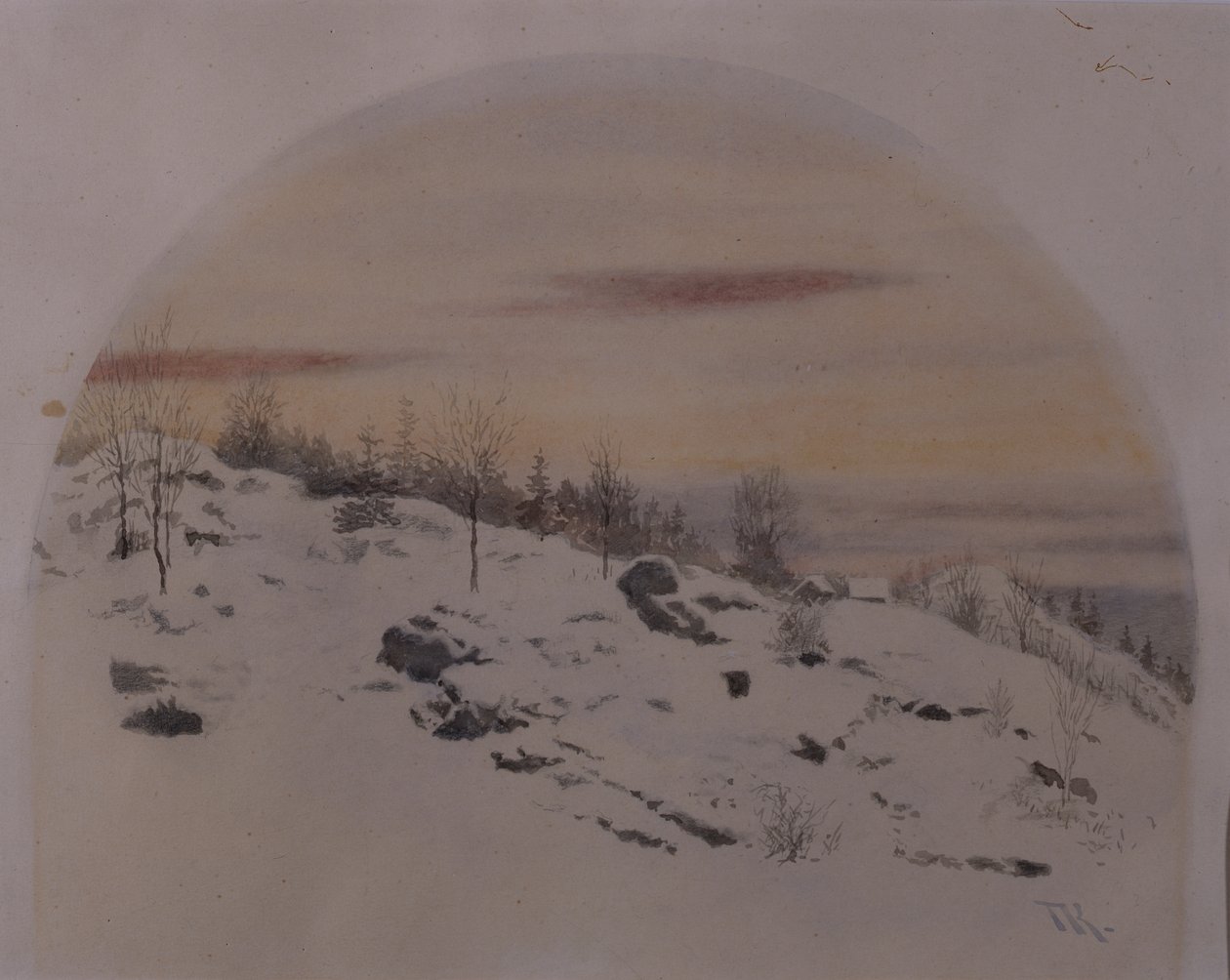 Şubat by Theodor Kittelsen