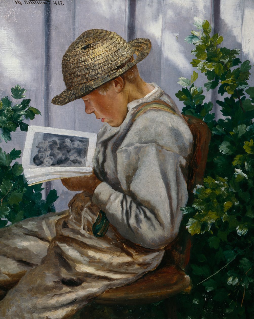 Kristian Kalp Kırıcı by Theodor Kittelsen
