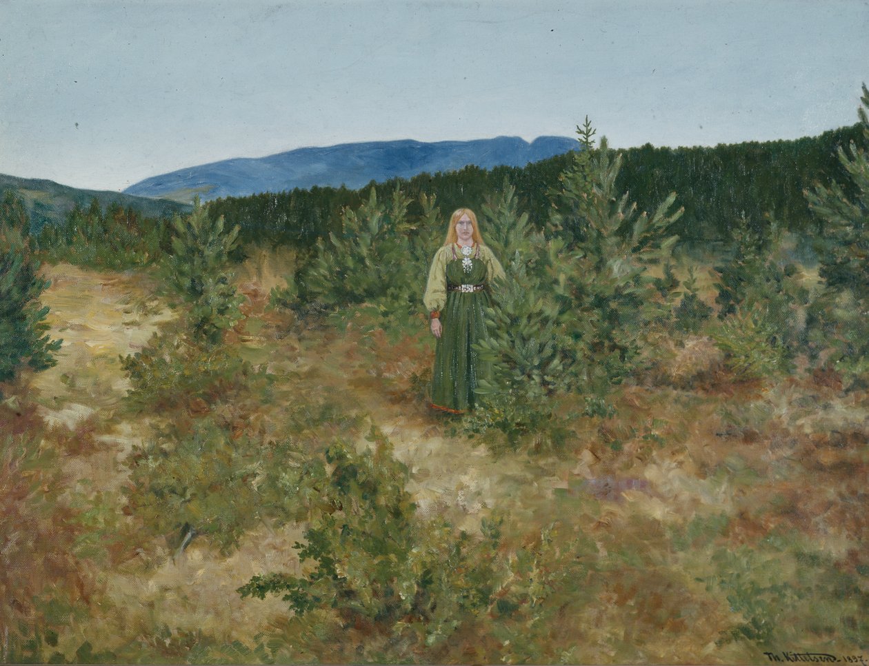 Su Perisi (resim) by Theodor Severin Kittelsen