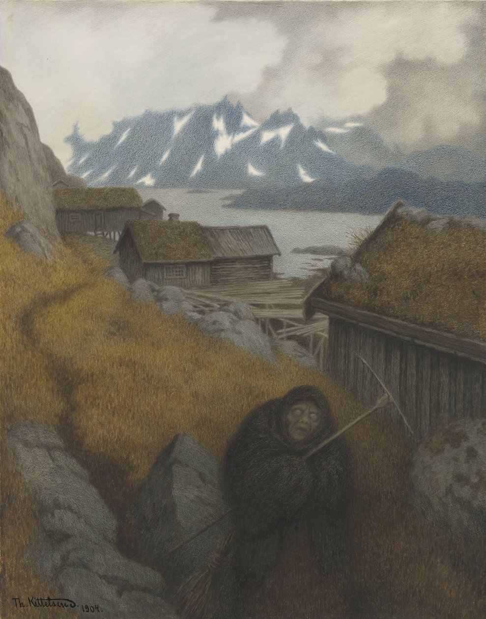 Bütün ülkeyi kapsıyor by Theodor Kittelsen