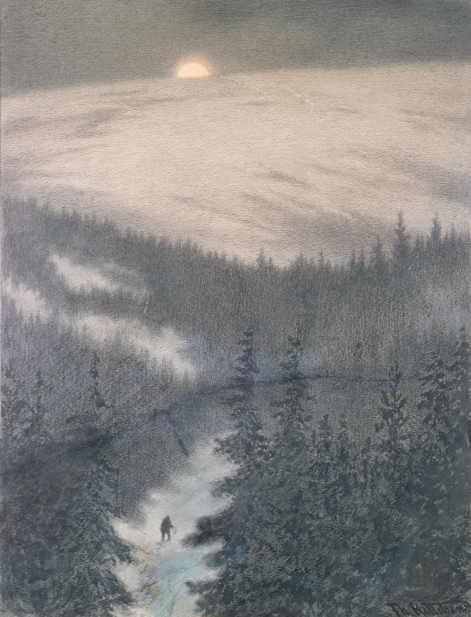 küçük toprak sahibi by Theodor Kittelsen