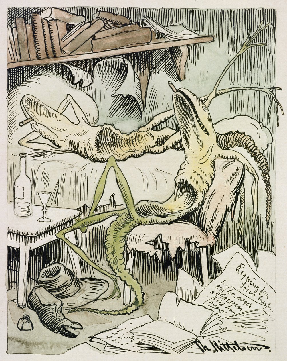 Edebi Grip by Theodor Kittelsen