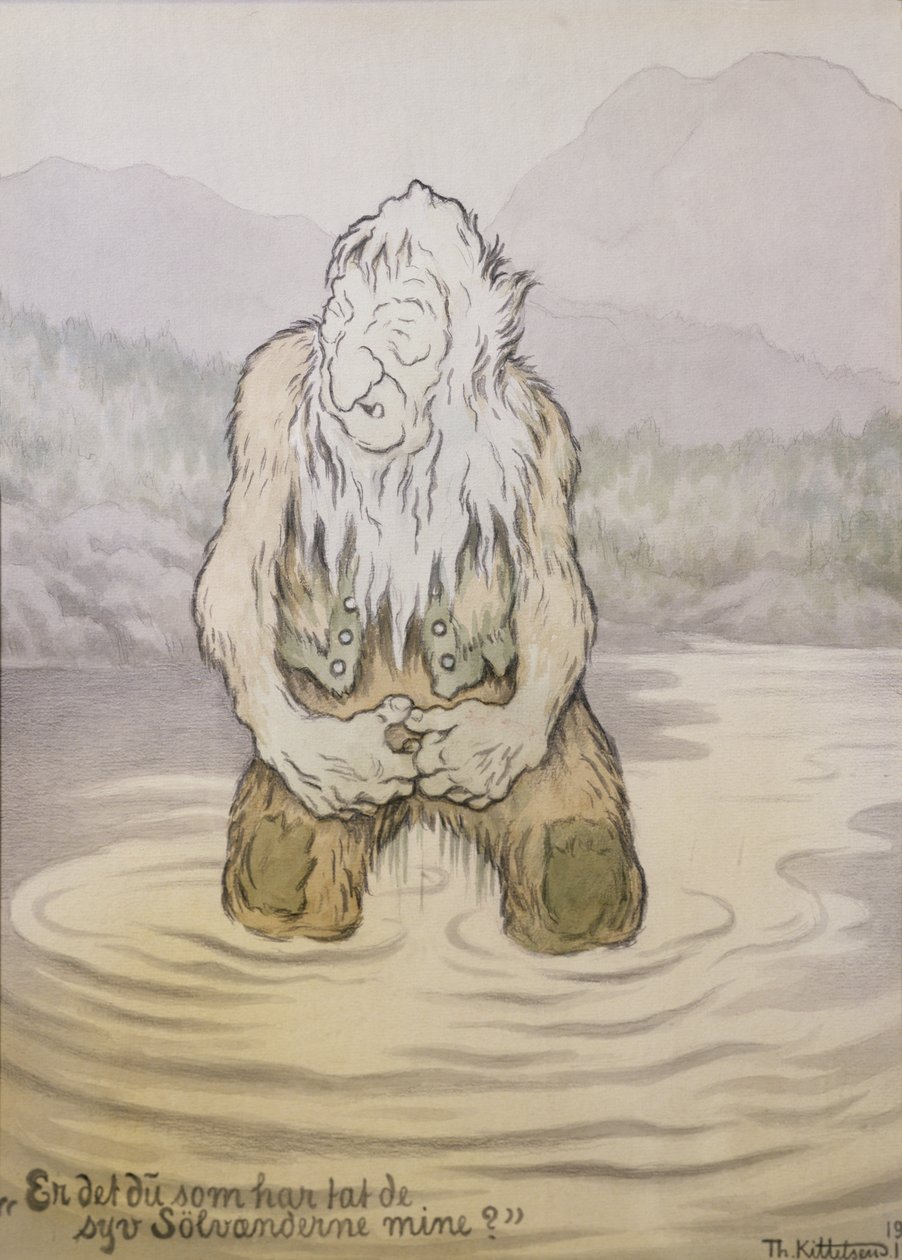 Yedi gümüş ördeğimi kim aldı? by Theodor Kittelsen
