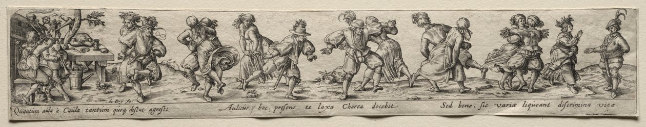 Köylülerin Dansı by Theodor de Bry