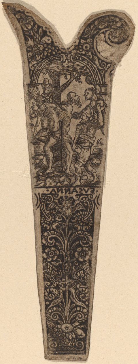 Bıçak Sapı Süsleme by Theodor de Bry