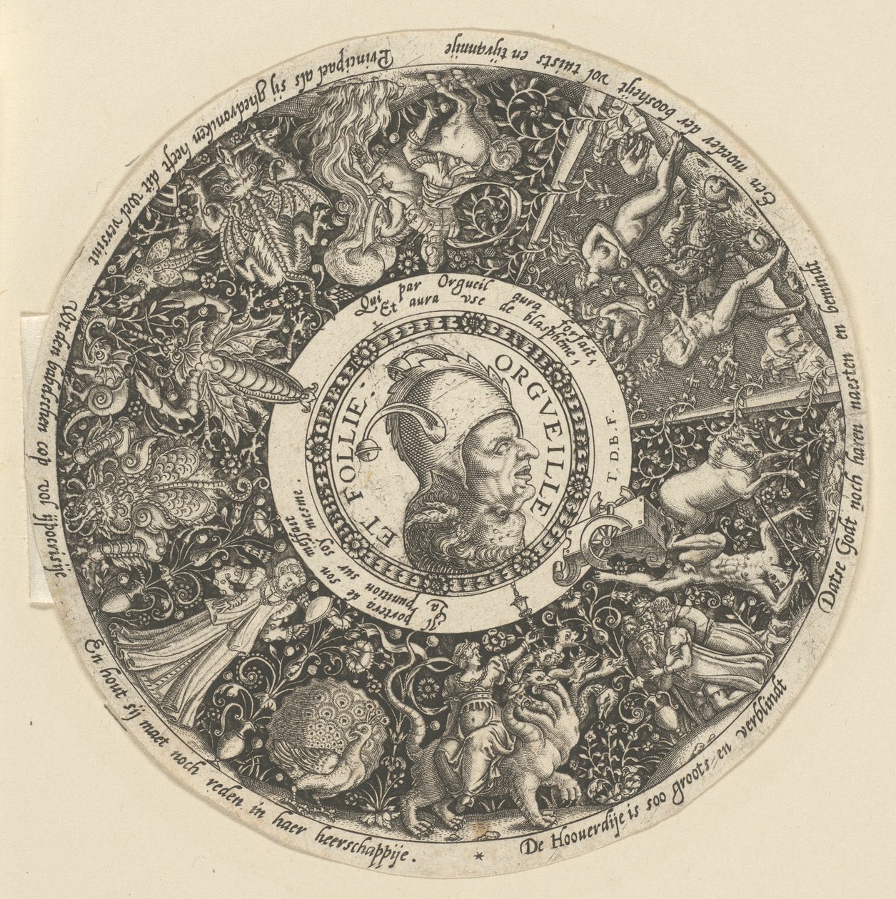 Gurur ve Delilik (Orgeuille ve Follie) by Theodor de Bry