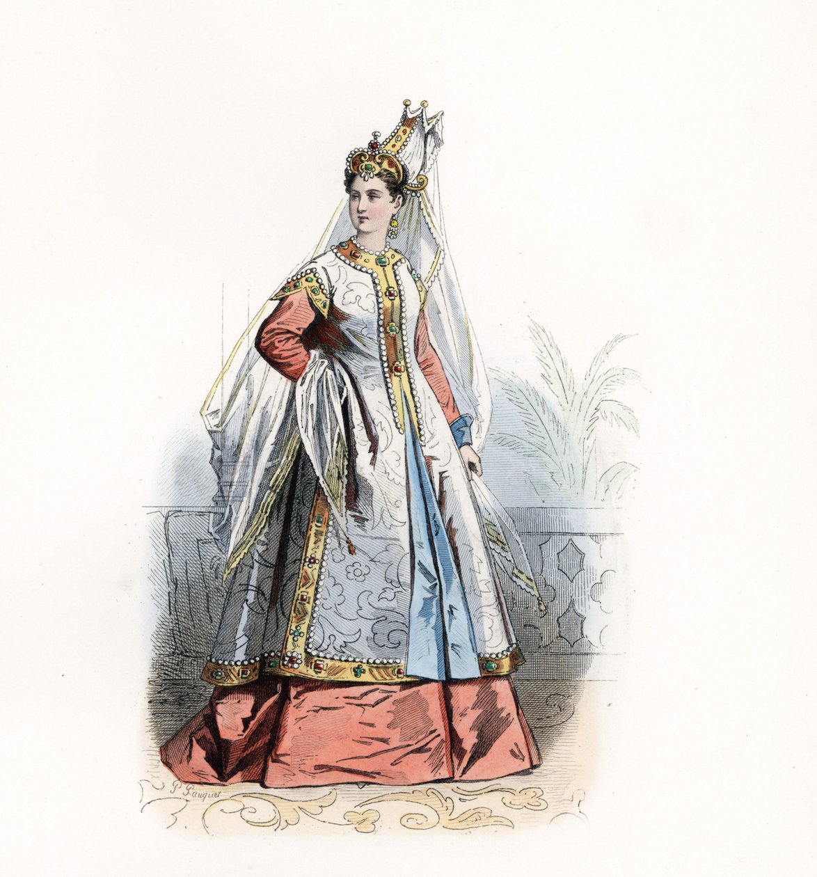 Roxelane veya Russelazie veya Hürrem (kızlık soyadı Anastasia Lisovska, yaklaşık 1500-1558), Kanuni Sultan Süleyman'ın (1494-1566) kölesi ve eşi - Theodore de Bry'den sonra Kanuni Sultan Süleyman'ın karısı Roxelana by Theodor de Bry