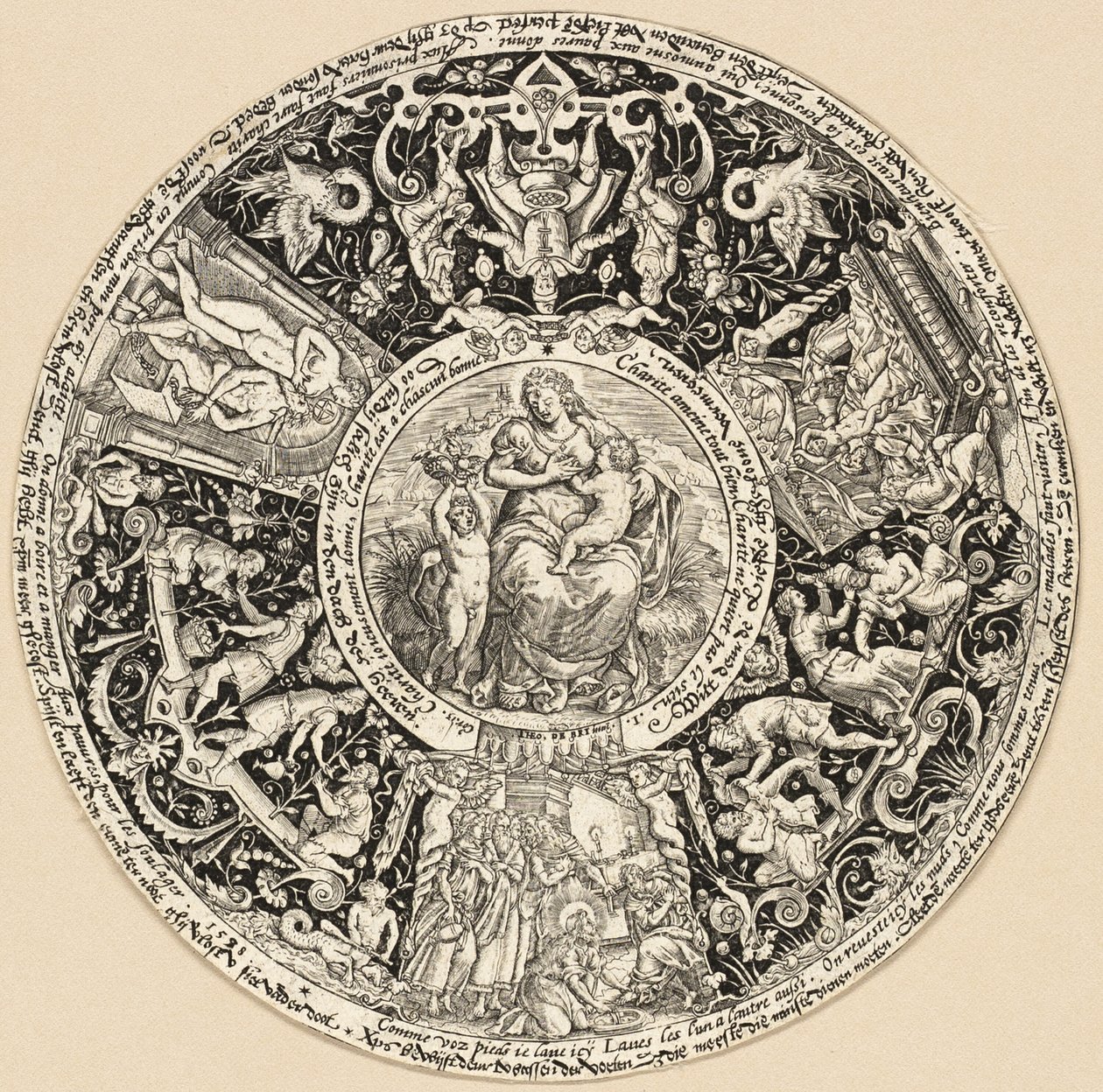 Hayırseverliğin Yedi Eseri by Theodor de Bry