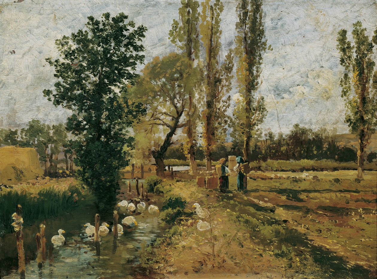 akış manzarası by Theodor von Hormann