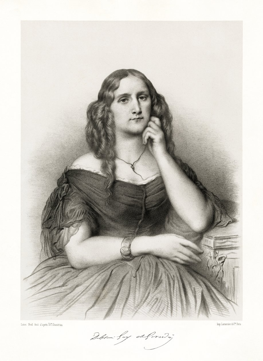 Delphine de Girardin, 1865-66 by Théodore Chassériau