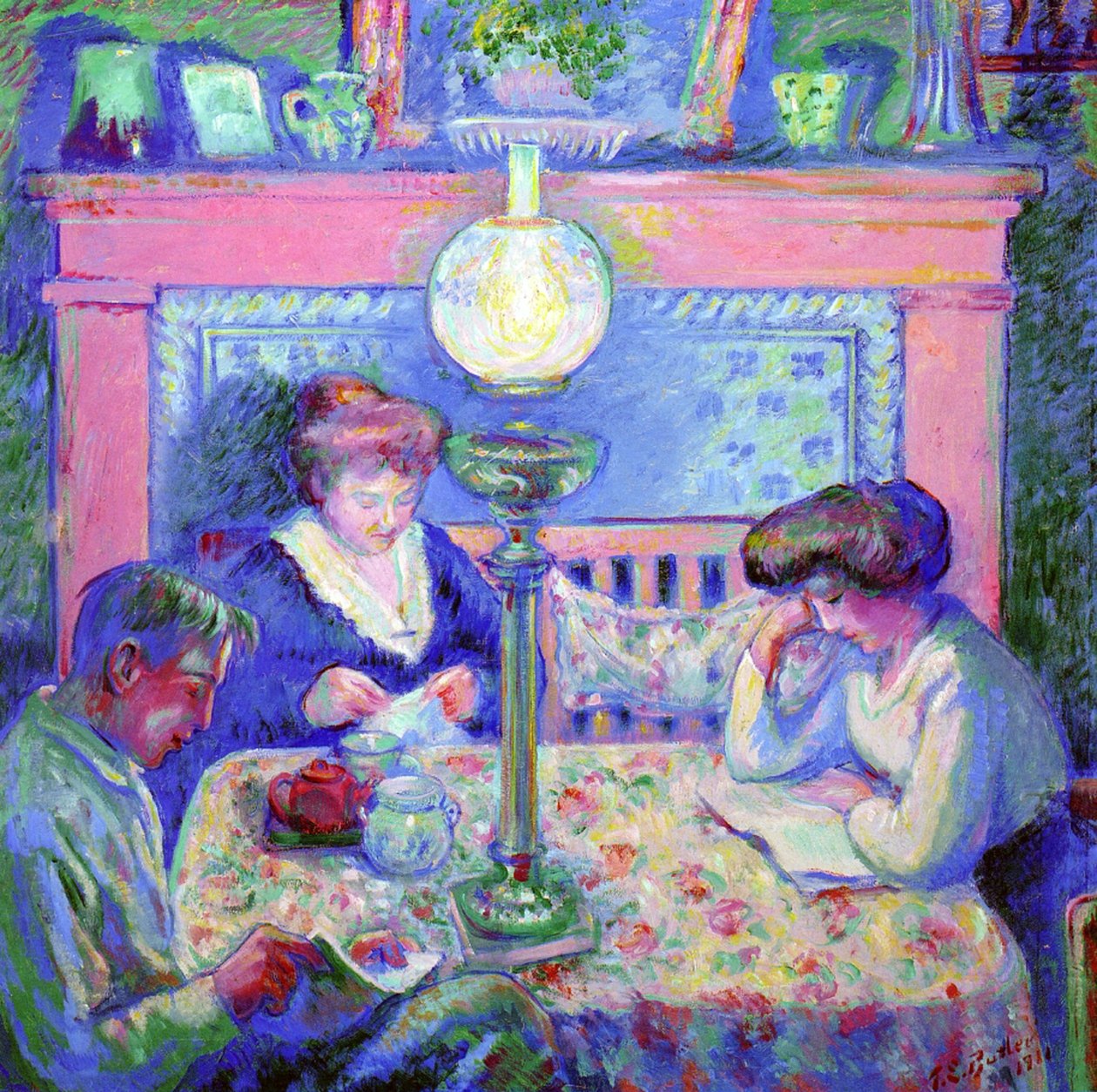 Akşam yemeğinden sonra, 1911 by Theodore Earl Butler