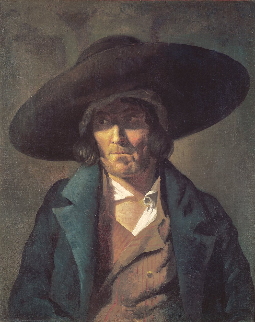 Bir Adamın Portresi, Vendean, c.1822-23 by Theodore Gericault