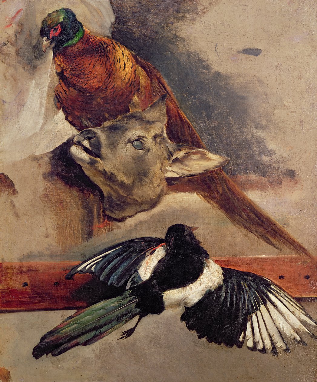 Natürmort Oyunun, c.1812-16 by Theodore Gericault