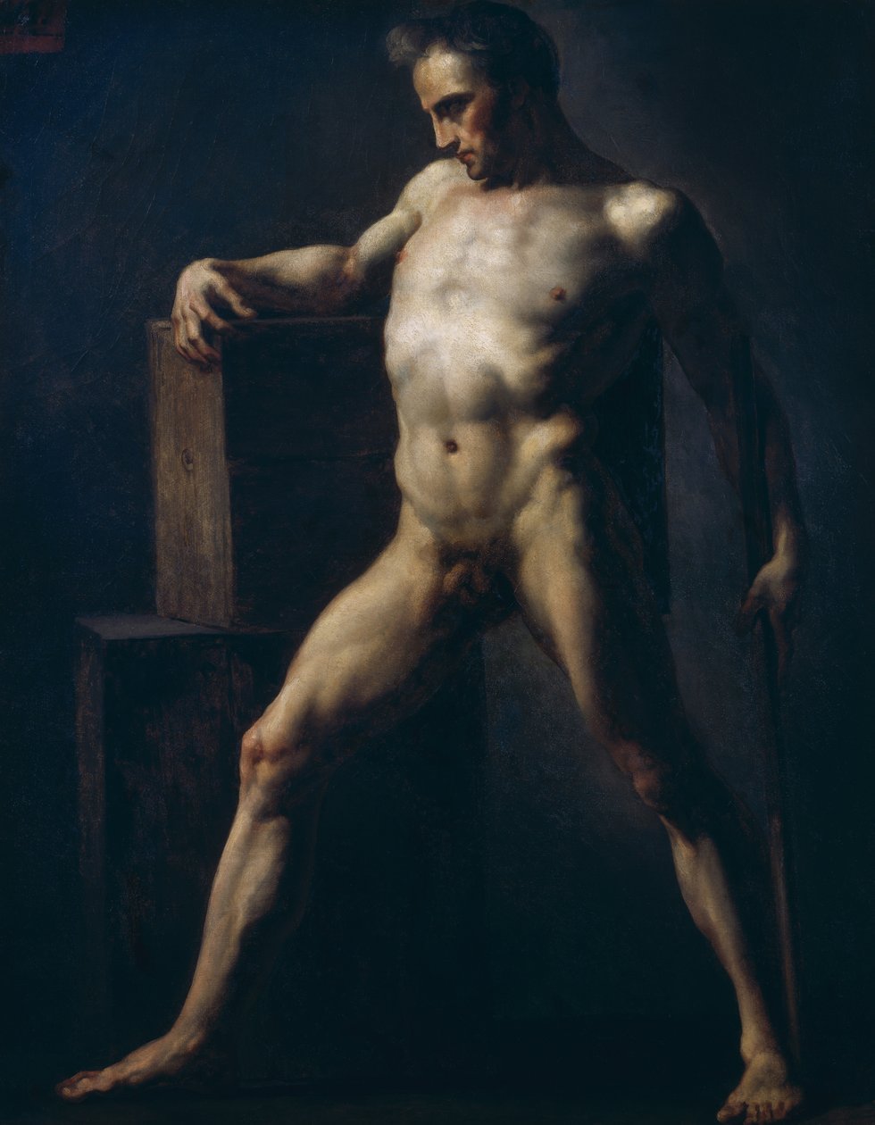 Bir Adamın İncelenmesi, c.1808-12 by Theodore Gericault