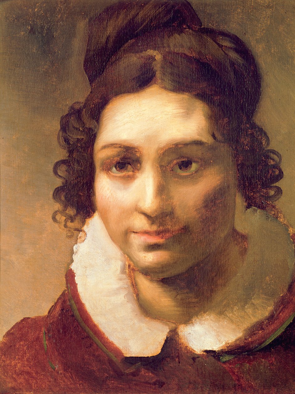 Suzanne veya Portrenin Alexandrine-Modeste Caruel de Saint-Martin olduğu tahmin ediliyor, sanatçının halası, 1817 by Theodore Gericault