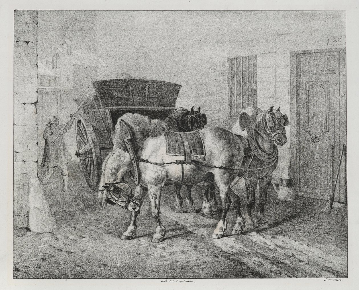 Toz Adamlar, 1822 by Theodore Gericault