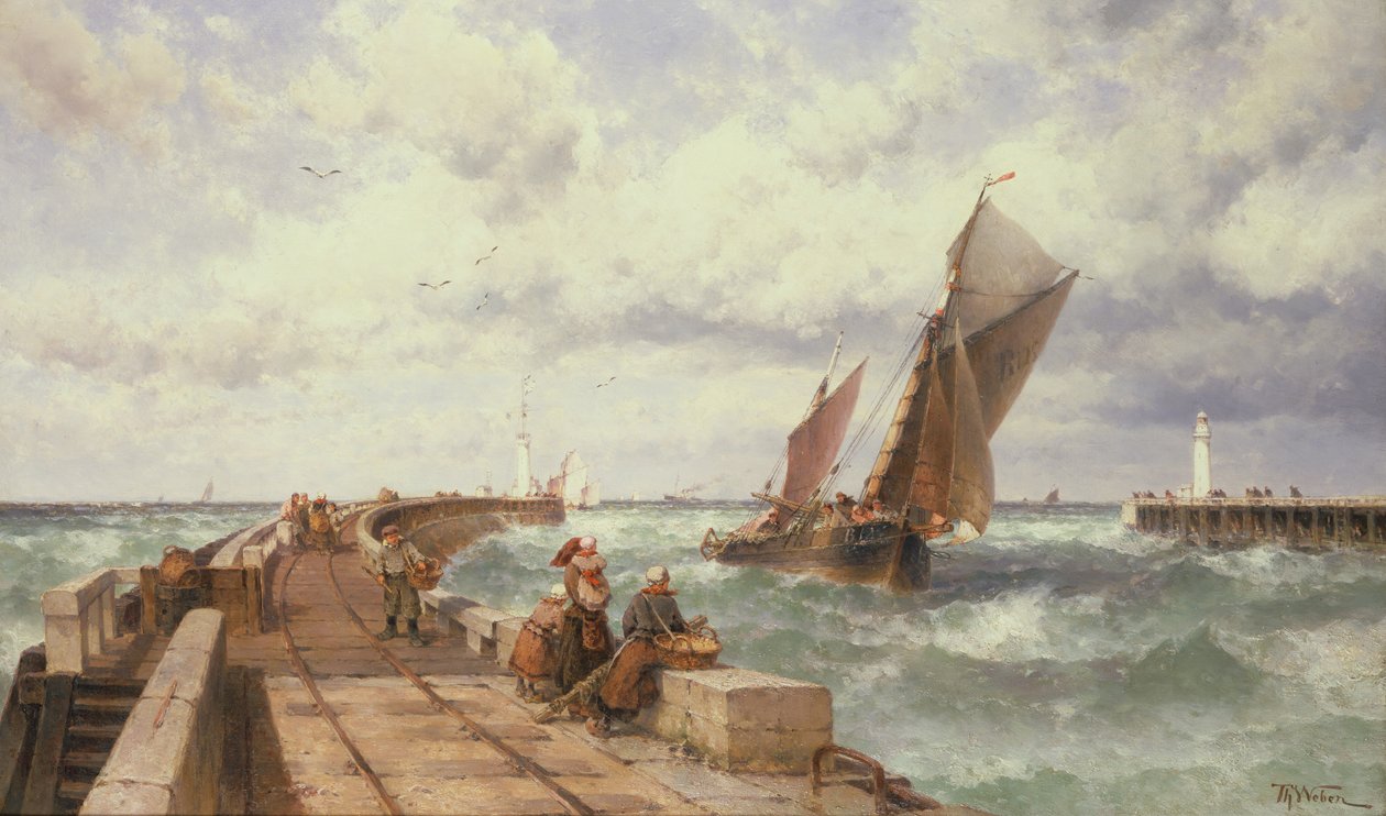 Balıkçıların Dönüşü by Theodore Weber