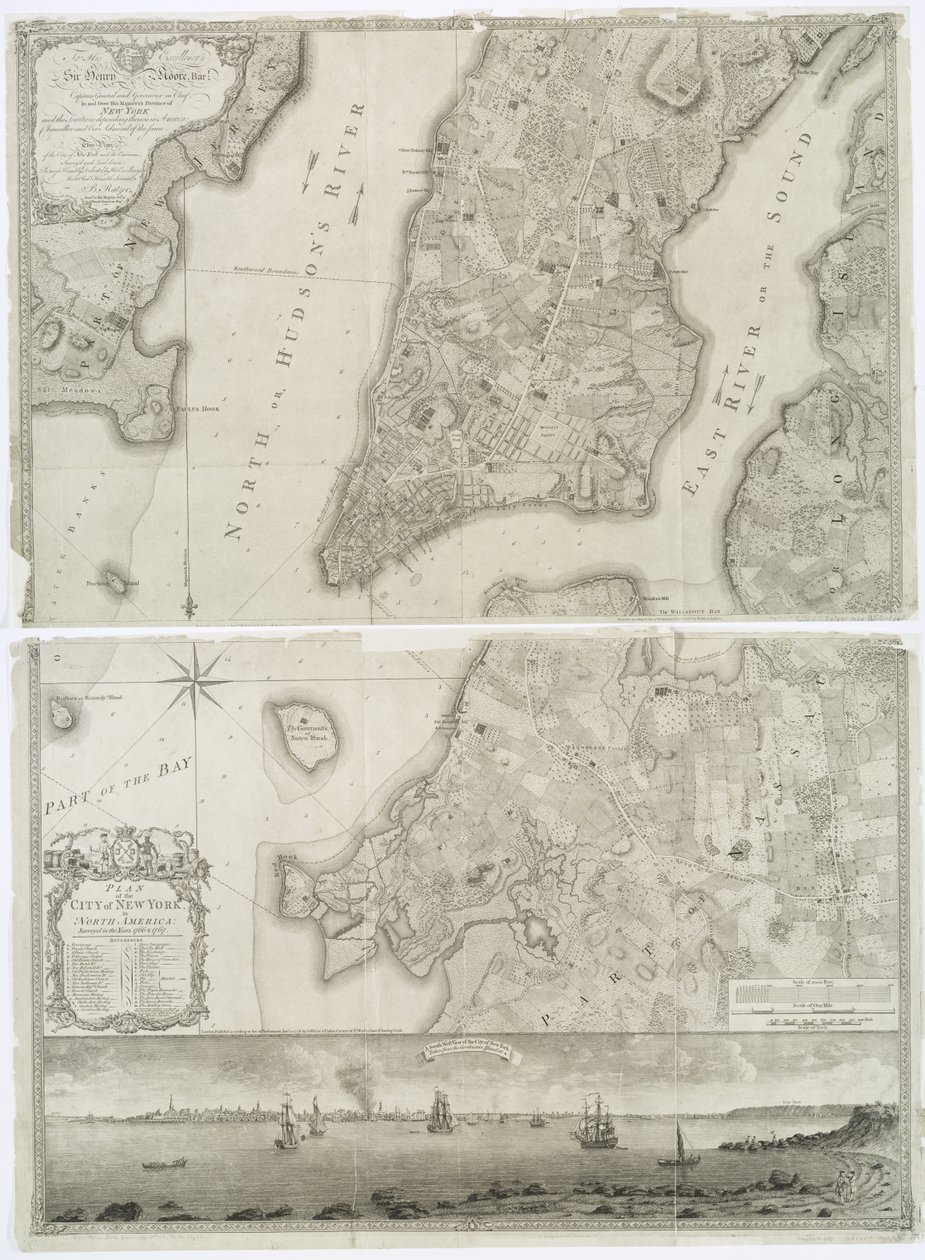 1766 ve 1767 yıllarında incelenen Kuzey Amerika