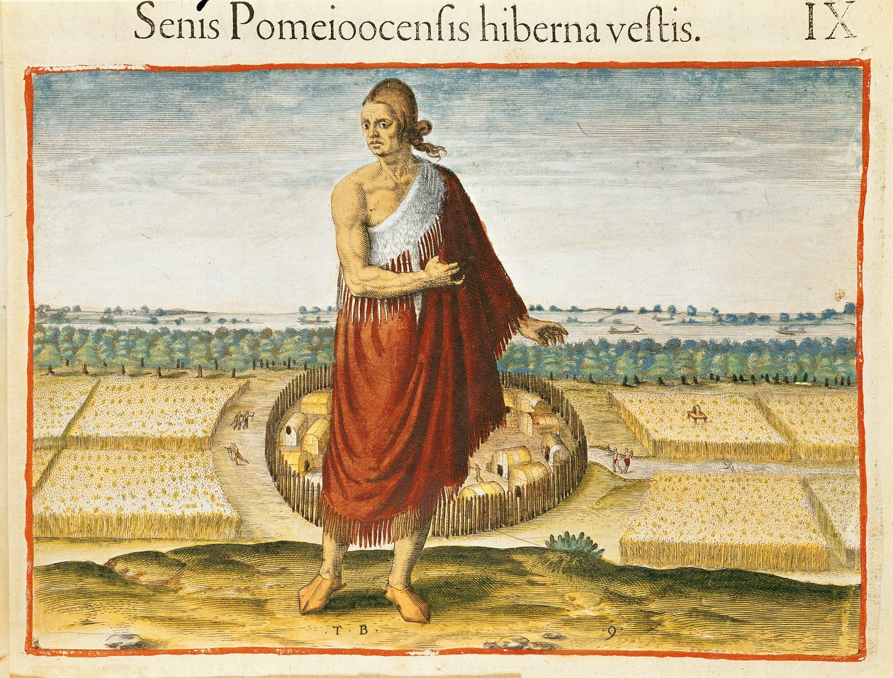 Pomeiooc Elder, Theodore de Bry tarafından yayınlanan 