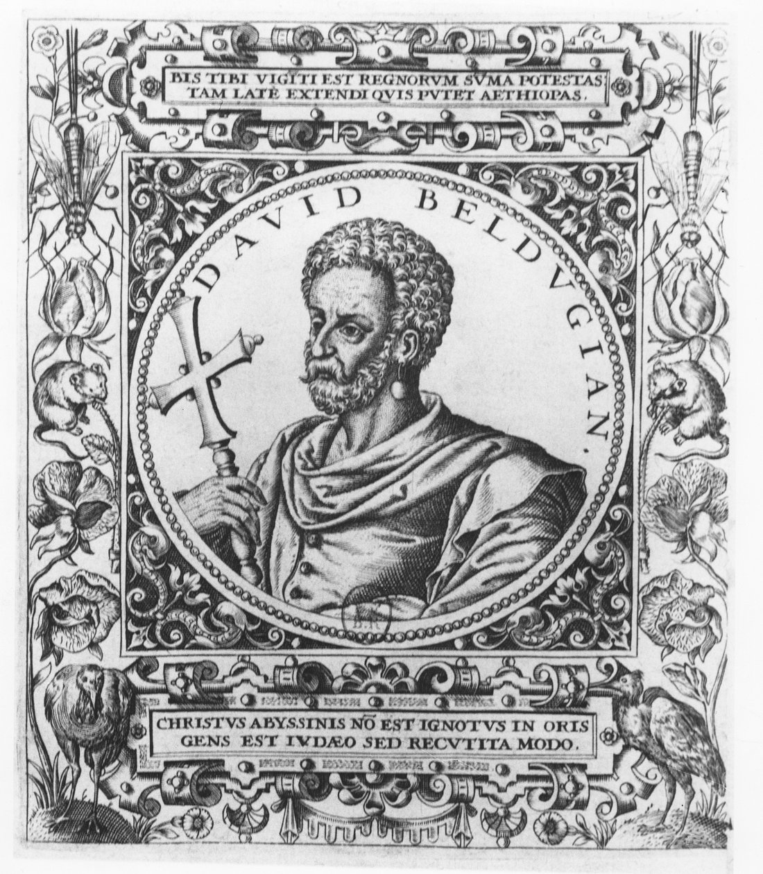 Habeşistan İmparatoru David Beldugyan by Theodore de Bry