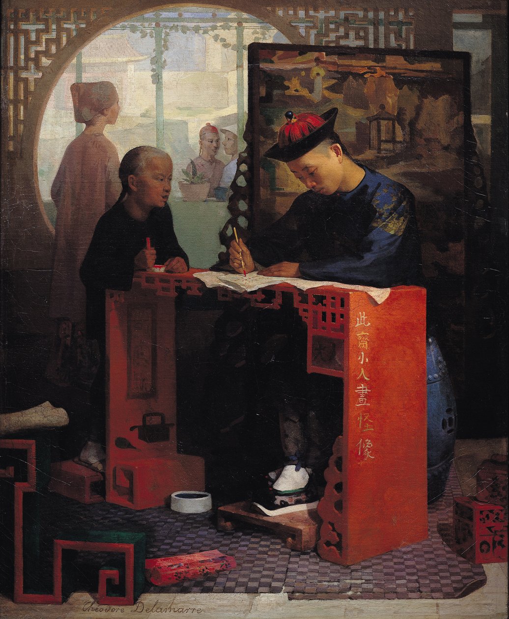 Genç Çinli Yazar by Theodore Delamarre