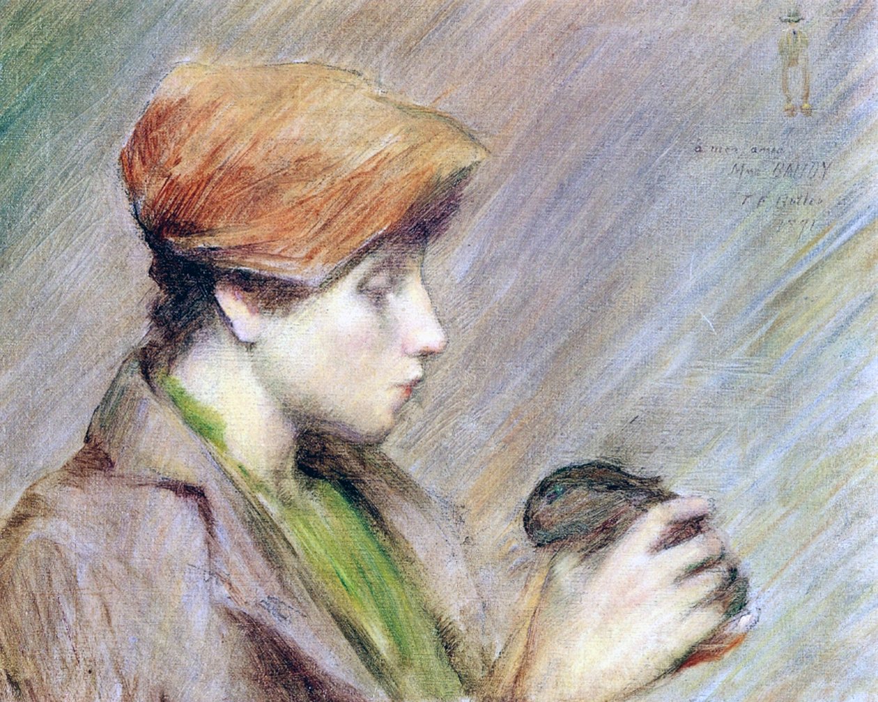 Tavşanlı Suzanne Hoschedé, 1891 by Theodore Earl Butler
