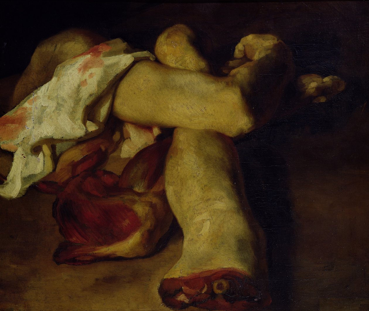 Anatomik Parçalar (tuval üzerine yağlı boya) by Theodore Gericault