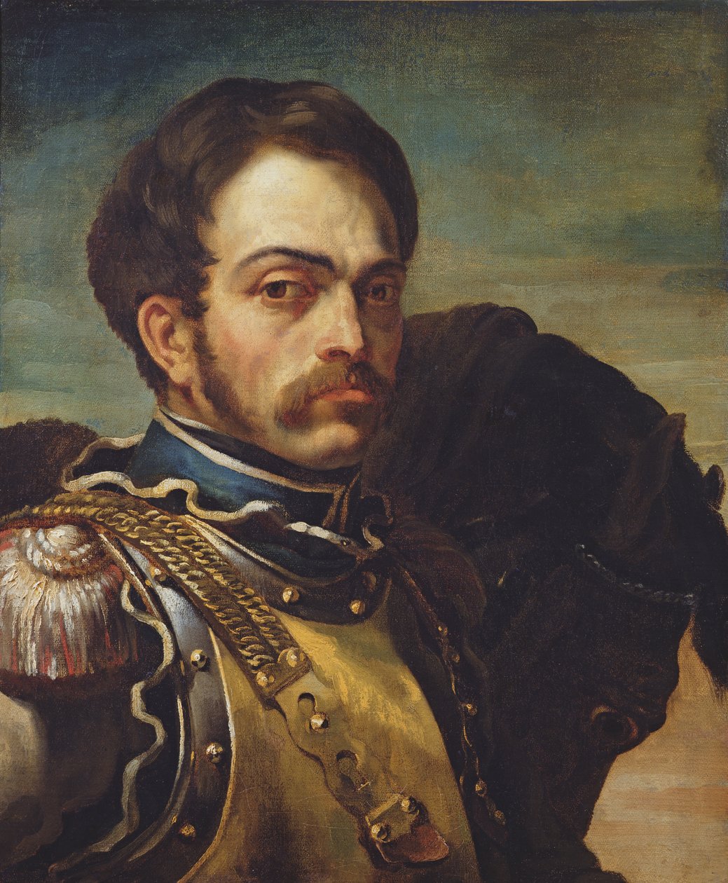 Karabina Subayı Atıyla, 1814 dolayları by Theodore Gericault