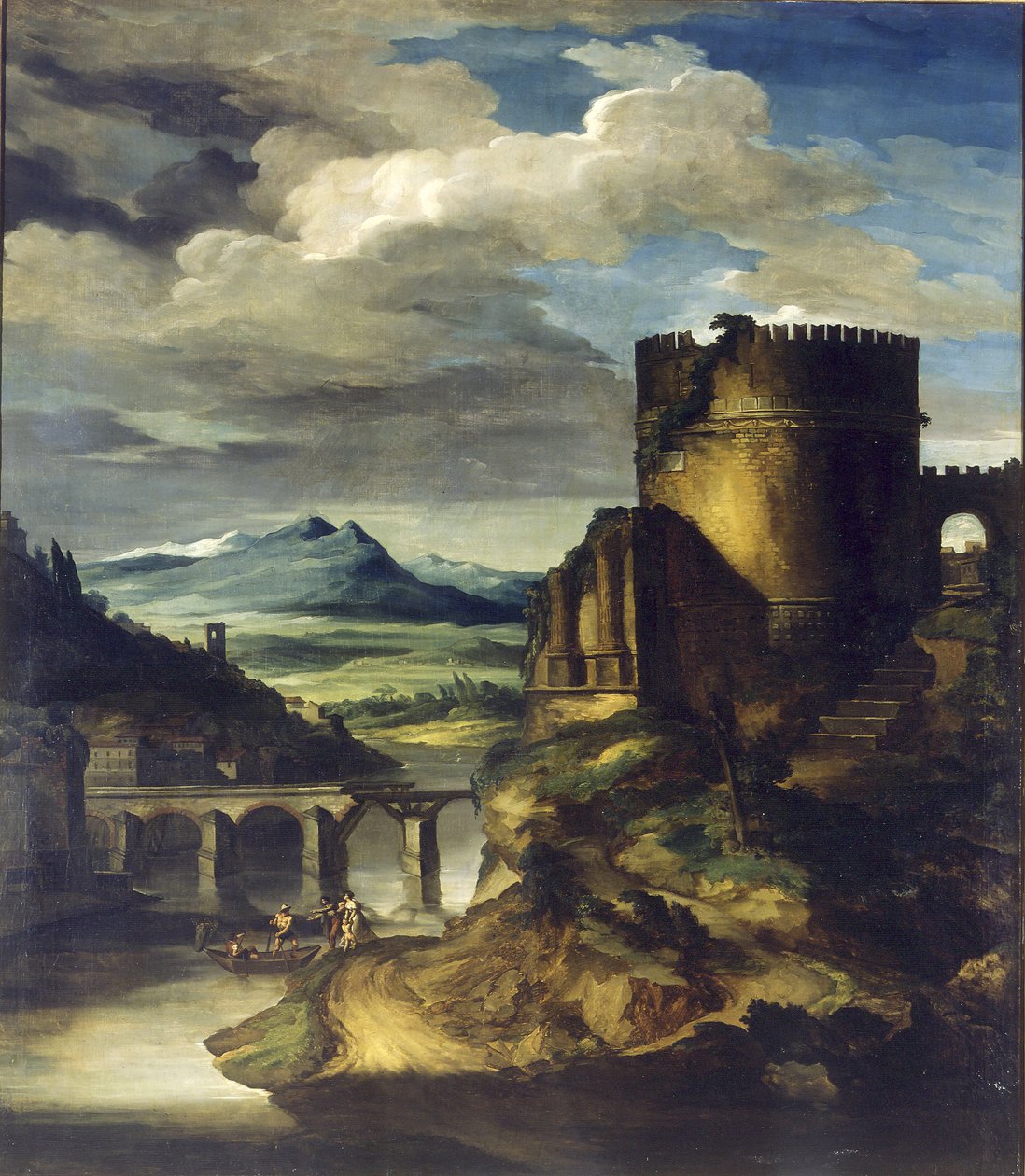 Mezarlı Manzara by Theodore Gericault