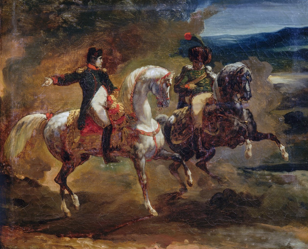 Napolyon Bonapart üst subaya emir veriyor, Theodore Gericault