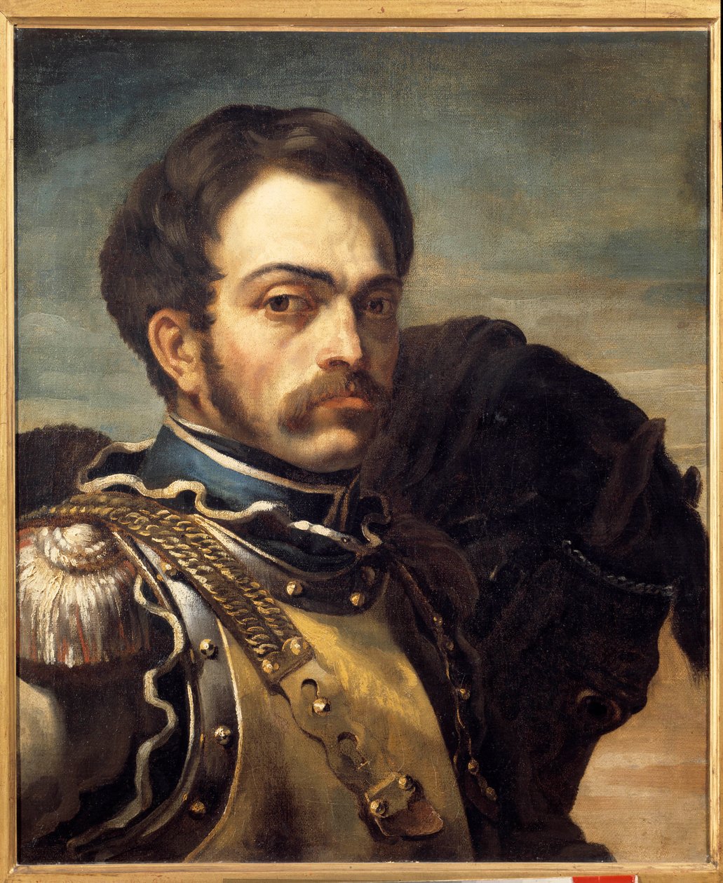 Bir jandarma subayının portresi. Theodore Gericault