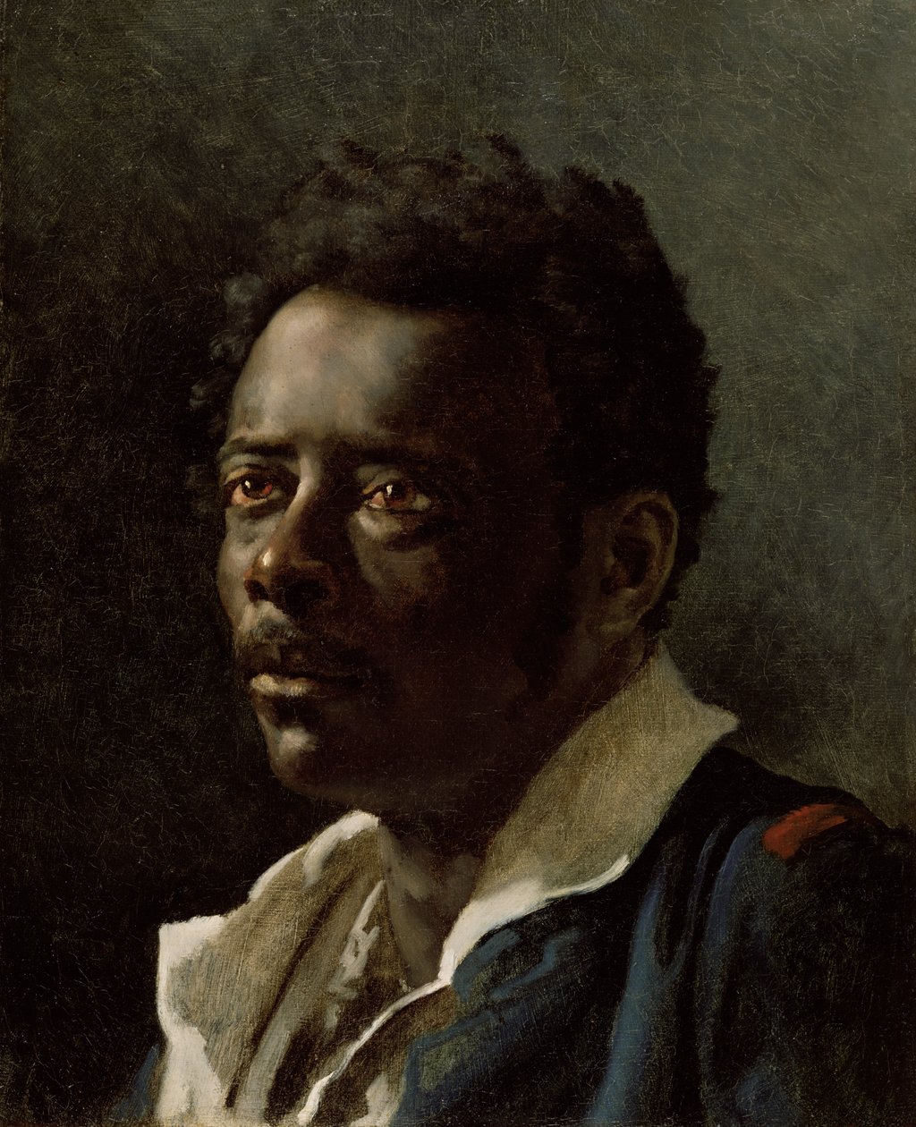 Model Çalışması, c.1818-19 (tuval üzerine yağlı boya) by Theodore Gericault