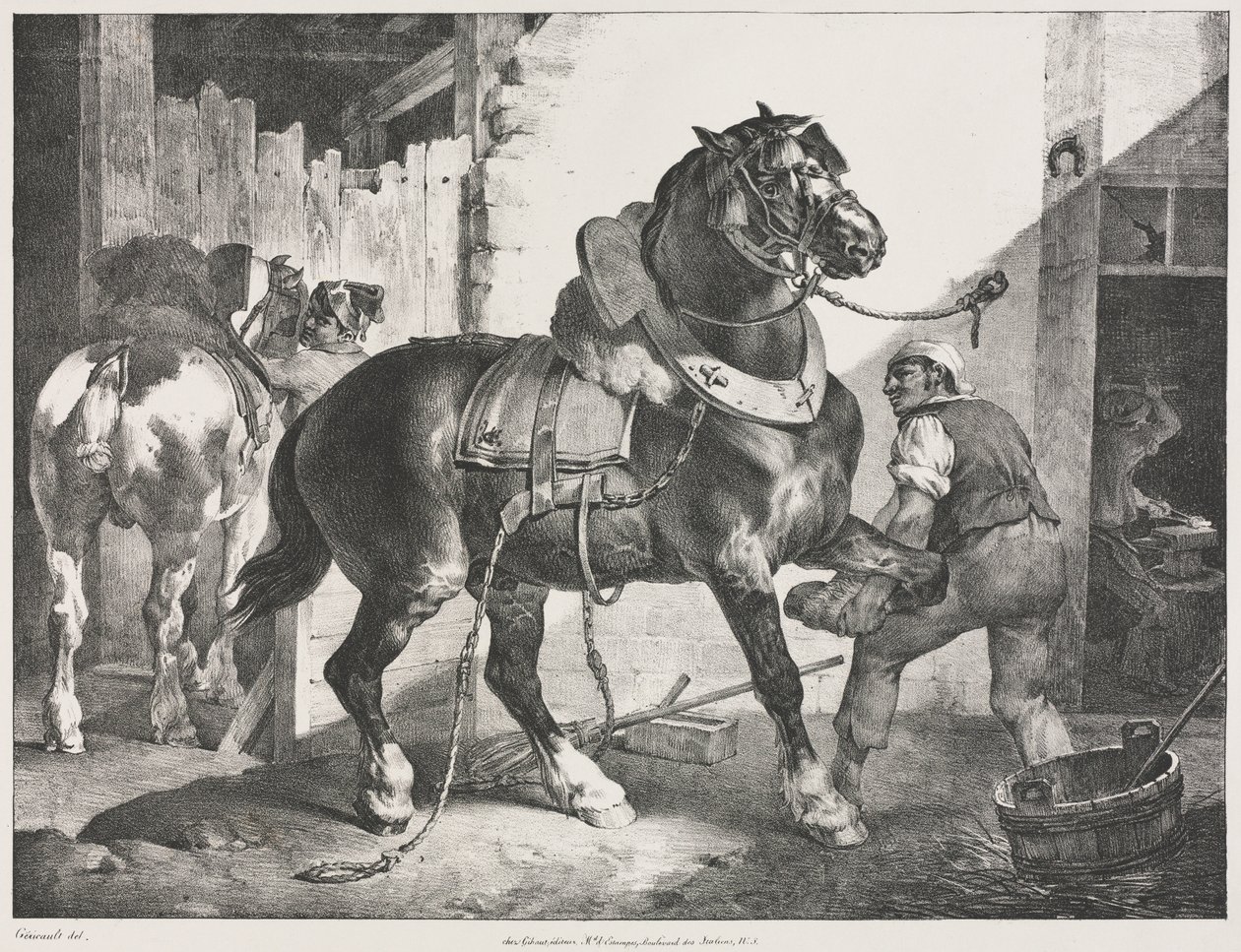 Fransız Demirci by Theodore Gericault