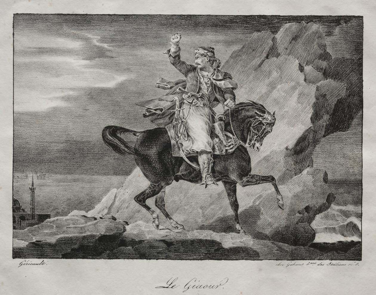 Giaour by Theodore Gericault