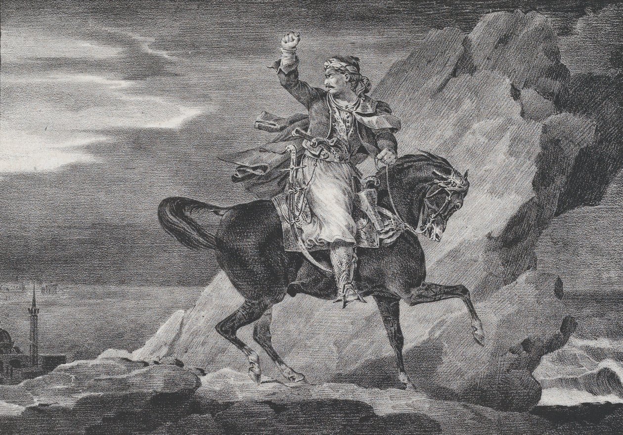 Giaour, 1820. by Theodore Gericault