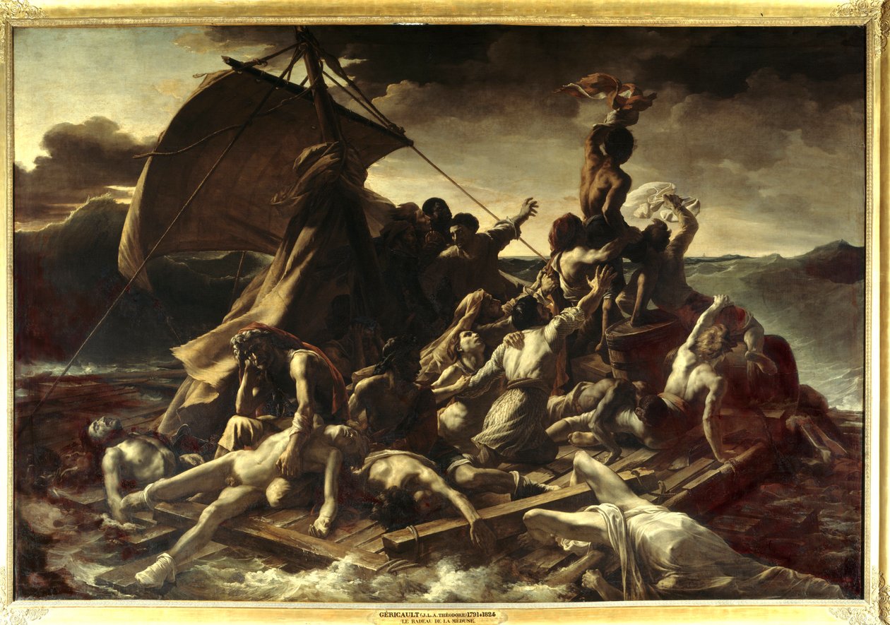 Medusa'nın Salı by Theodore Gericault