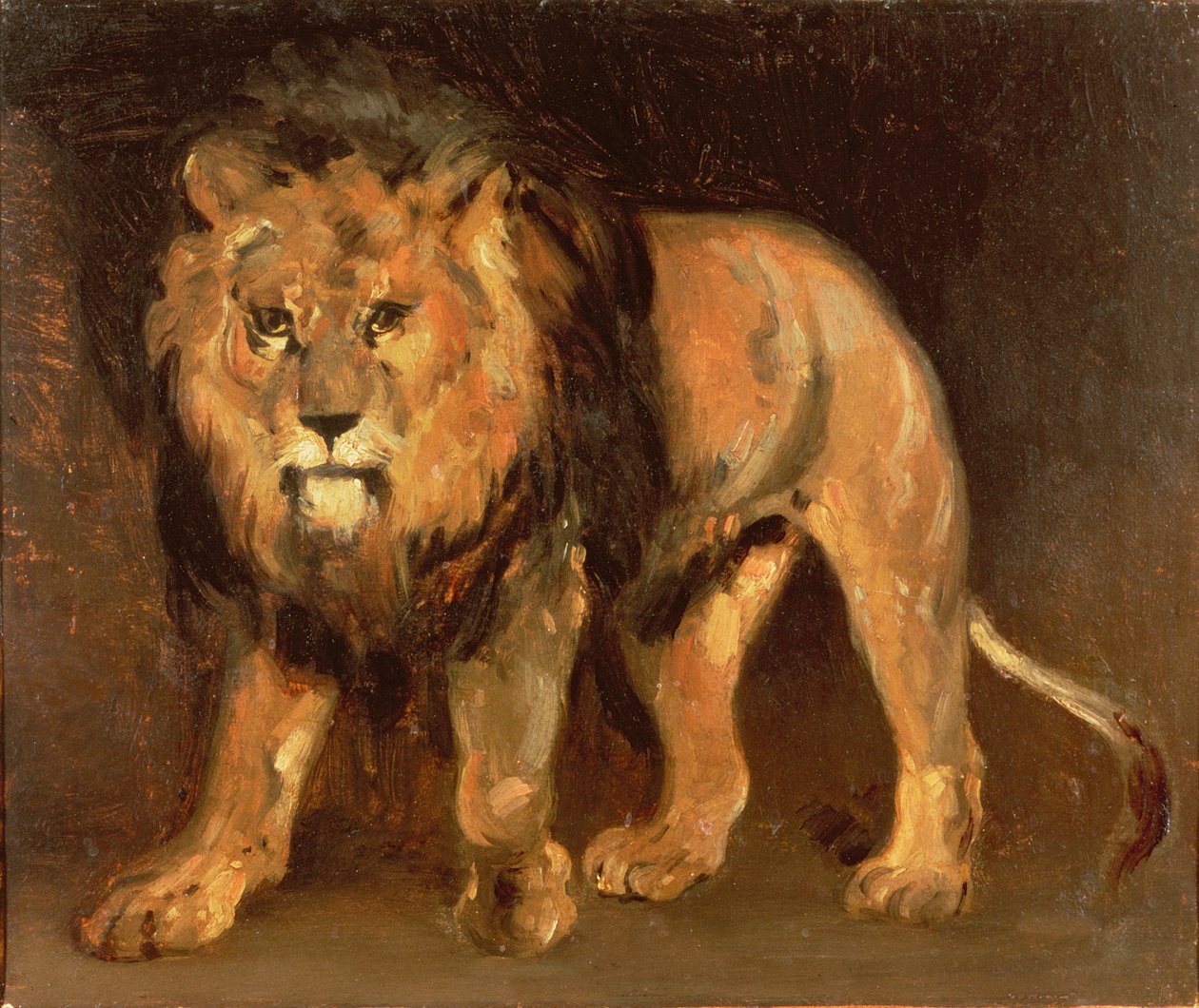 yürüyen aslan by Theodore Gericault