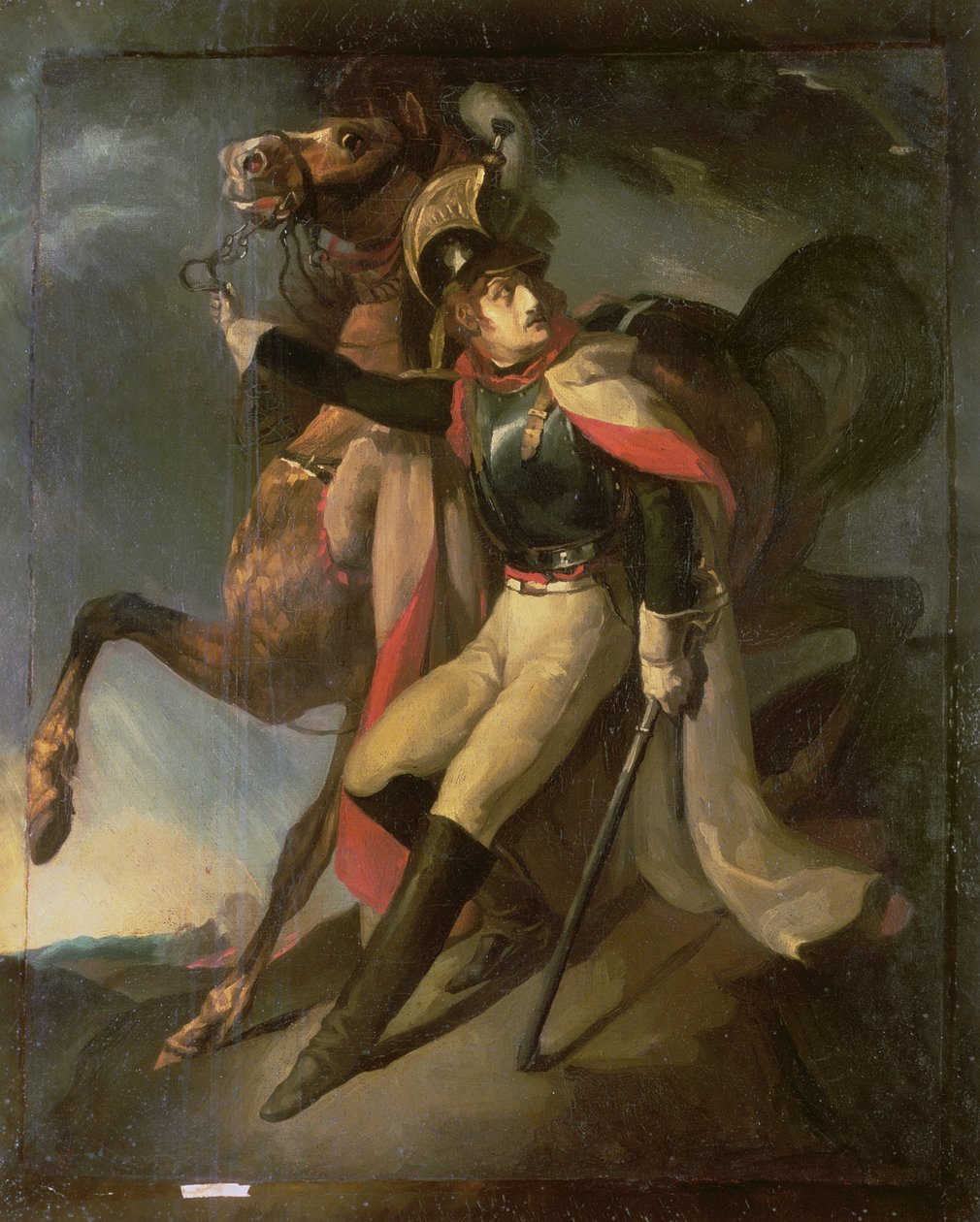 yaralı zırhlı by Theodore Gericault