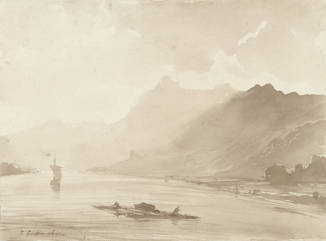 Ren Nehri'ne karşı by Theodore Gudin